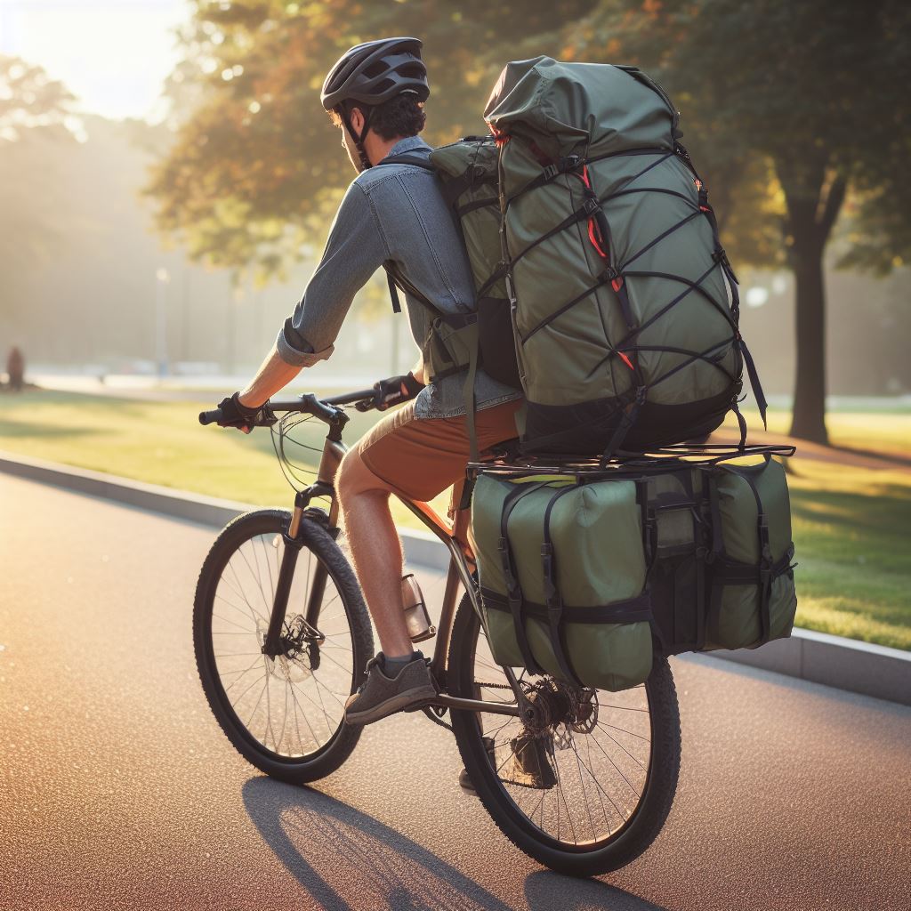 How to Attach Backpack to a Rear Bike Rack