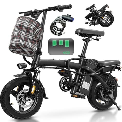Electric Bike for Adults Teens, Commuter City Folding ebike