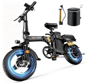 DTTZH A12 Foldable Ebike for Adults