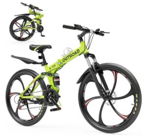Max4out Mens Folding Mountain Bike