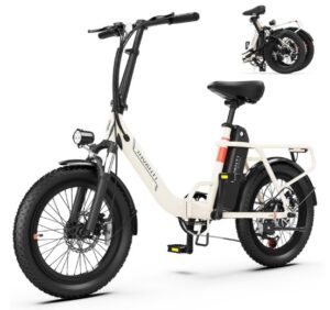 INVANTI Folding Step Through Electric Bike